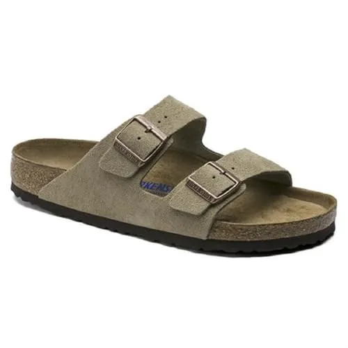 Birkenstock Damen Arizona Sandalen, Beige Taupe Taupe, 36 EU Schmal