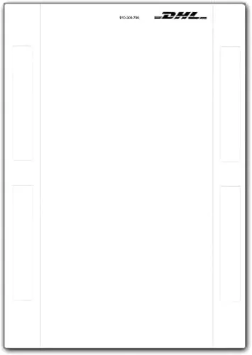 Selbstklebende Paketscheine Adressaufkleber Online Frankierung Aufkleber DHL DPD Versandetiketten Label Etiketten Hermes A5 Neu (1000)