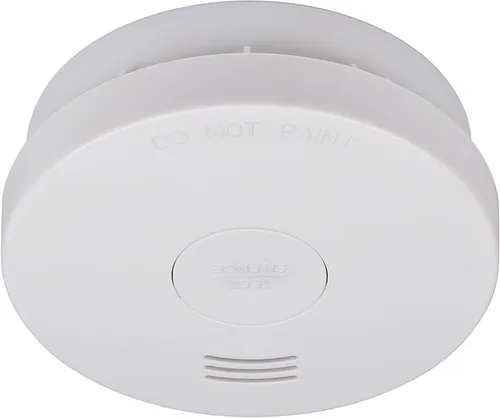 Brennenstuhl RM L 3100 Rauchwarnmelder - Batteriebetriebener Rauchmelder mit 85 dB Alarmsignal, Stummschaltfunktion und optischer Anzeige für optimale Sicherheit in Ihrem Zuhause.