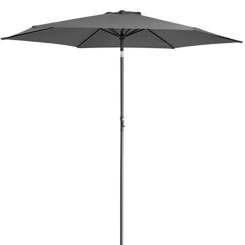 Kingsleeve Sonnenschirm Ø 300cm mit UV Schutz 80+ und Kurbel - Sonnenschirm für Garten, Balkon und Terrasse mit 300 cm Durchmesser, UV Schutz 80+, neigbar und wasserabweisend. Inkl. praktischer Schirmabdeckung und einfaches Kurbelsystem für müheloses Öffnen!