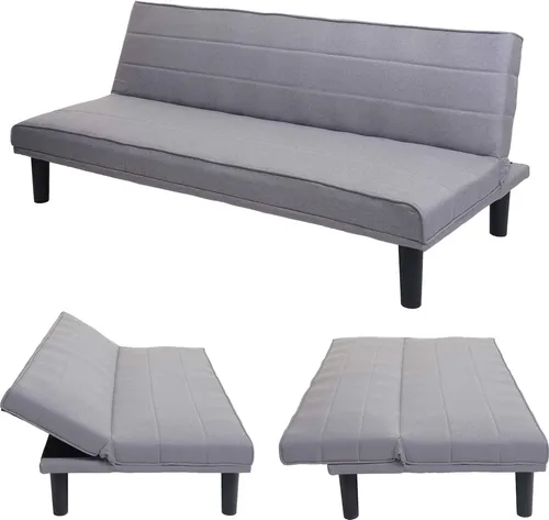 Schlafsofa MCW-J17 - Klappsofa mit Schlaffunktion - Sofa mit verstellbarer Rückenlehne in 3 Stufen, ideal als Gästebett. Hochwertige Verarbeitung und ausgezeichnet mit dem Mittelstandspreis für soziale Verantwortung.