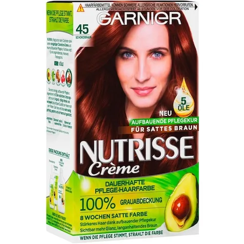 GARNIER Haarfarben NutrisseCreme Dauerhafte Pflege-Haarfarbe 4.5 Schokobraun 1 Stk. (4,99 € / 1 Stk.)