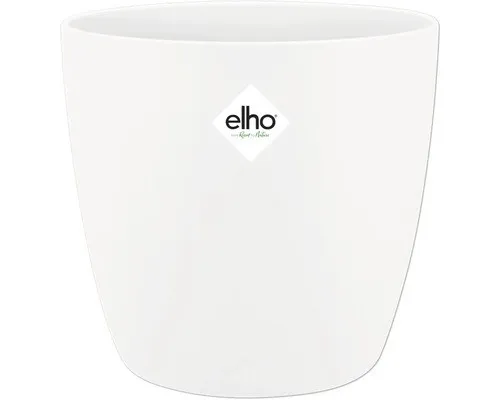 Blumentopf Elho Brussels Kunststoff Ø 20,3 cm H 18,6 cm weiß