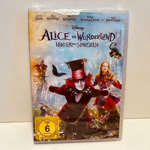 DVD - Disney - Alice im Wunderland - Hinter den Spiegeln - NEU