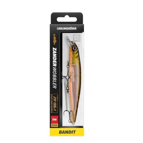 Lieblingsköder Zanderwobbler 12,5 cm - Bandit - Angelzubehör mit magnetischem Weitwurfsystem, ideal für Zanderangeln und garantiert präzise Würfe.
