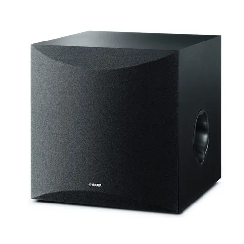 Yamaha NS-SW100 Subwoofer - Subwoofer mit 25-180 Hz Frequenzbereich, bietet knackige Bässe durch Advanced YST II Technologie und Twisted Flare Port für verbesserten Luftstrom.