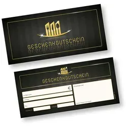 TATMOTIVE Gutscheine Restaurant (100 Stück) - Edle Geschenkgutscheine für Gastronomie, einfach beschreibbar und stempelbar, ideal für individuelle Kundenbindung.