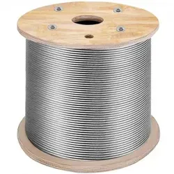 VEVOR 316 Edelstahl Kabel Drahtseil 1x19 150 M, Stahlseil Seil Draht Stahl Mindestbruchkraft 8,3 KN, Edelstahl-Drahtseil-Kabel Rostfrei