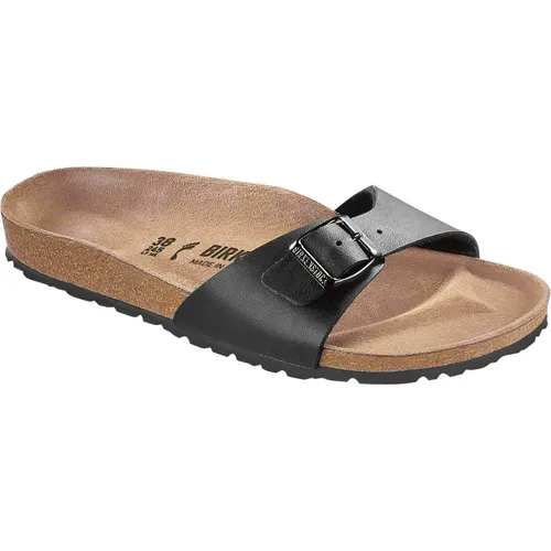 Birkenstock Madrid Sandalen Damen in black, Größe 39 FS 2025