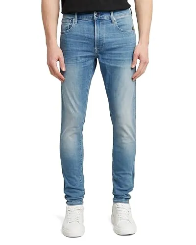 G-STAR RAW Herren Revend Skinny Jeans - Moderne Jeans mit anliegendem Bund, Mid Waist und enger Passform, ideal für einen stylishen Look.