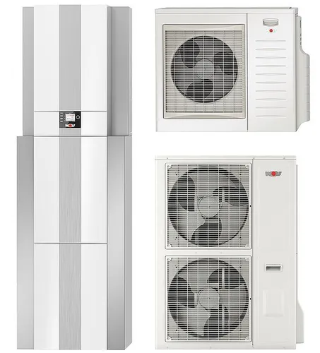 Wolf CHC-Split 10/300-50 - Effizientes Wärmepumpencenter - Kompakte Wärmepumpenlösung für Ein- bis Zweifamilienhäuser mit integriertem Warmwasserspeicher und einfachem Modularaufbau für schnelle Installation. Ideal für Heiz- und Kühlbedürfnisse.