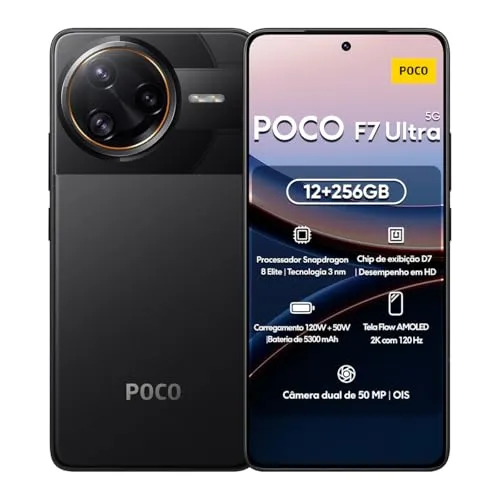 Xiaomi Poco F7 Ultra Smartphone 12/256GB - Leistungsstark und Elegant - Handys ohne Vertrag mit Snapdragon Flaggschiff-Prozessor und 120W HyperCharge für blitzschnelles Laden und ganztägige Nutzung.