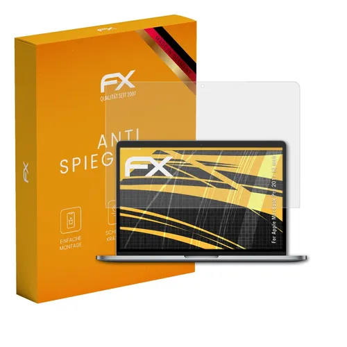 atFoliX 2x Schutzfolie für Apple MacBook Pro 2017 13 inch matt&stoßfest