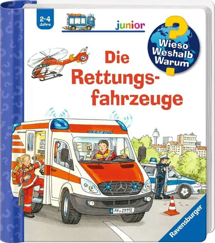 Ravensburger 32653 Wieso? Weshalb? Warum? junior, Band 23: Die Rettungsfahrzeuge