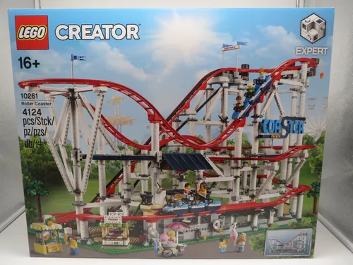 Lego Creator 10261 "Achterbahn" - Ungeöffnetes Set von 2018 - LEGO (R) Komplette Sets & Packs, beeindruckende Achterbahn mit detailreichem Design und interaktiven Elementen für stundenlangen Spielspaß.