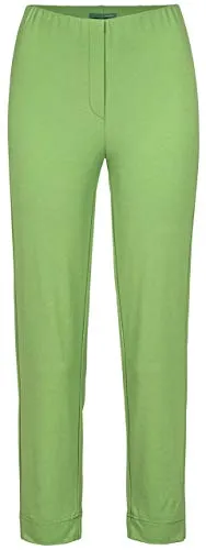 Stehmann INKE-608 schmale 6/8 Hose mit hinterer Raffung am Bein (38, online Lime)