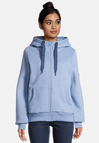 salzhaut Sweatjacke Sööte Jacke Damen - Kuscheliger Bestseller in Ice Blue - Jacke für Damen in Größe XL, weich und leicht tailliert, ideal für lässige Outfits. Perfekt für gemütliche Tage!