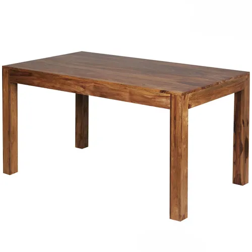 Wohnling Esstisch WL1.320 - Massivholz aus Sheesham, 140 x 76 x 80 cm - Esstisch für 6-8 Personen aus edlem Sheesham-Massivholz mit einzigartiger Holzmaserung. Ideal für gemütliche Familienessen und stilvolle Anlässe.