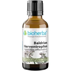 Bioherba Baldrian Nerventropfen Tinktur 50 ml - Hochwertige Nahrungsergänzung zur Unterstützung des Wohlbefindens, ideal für entspannte Momente und zur Förderung der inneren Ruhe.