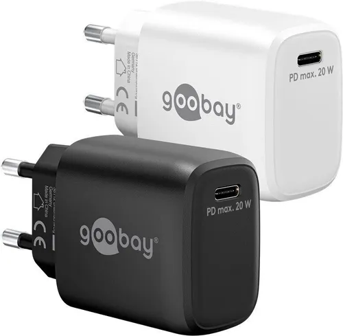 USB-C™ PD Schnellladegerät (20 W) weiß; 1x USB-C™-Anschluss (Power Delivery); Fa