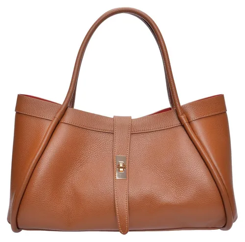 Luisa Vannini_Shoulder bag_SS26 LV 193_COGNAC