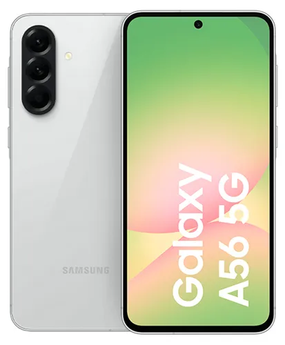 Samsung Galaxy A56 - 6.7" Display, 50 MP Kamera, 8 GB RAM - Handy ohne Vertrag mit fortschrittlicher 50-MP-Kamera, leistungsstarkem 5.000-mAh-Akku für langen Spaß und robustem Design mit IP67-Schutz.