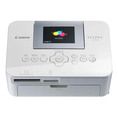 Canon Selphy CP1000 weiß - Kompakter Fotodrucker - Tintenstrahldrucker für hochwertige Fotodrucke, ideal für unterwegs mit WLAN-Funktion für einfaches Drucken von Smartphones.
