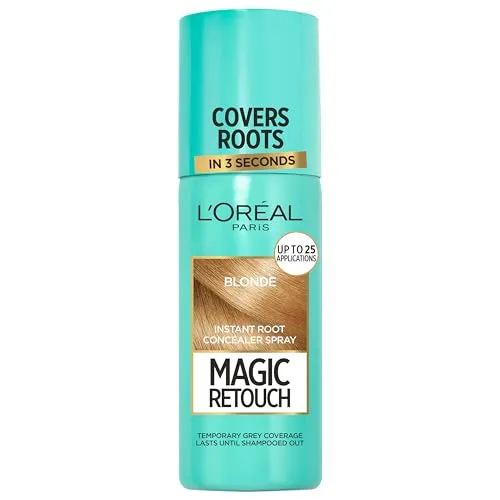 L'Oréal Paris Magic Retouch Ansatzspray Blond, 75 ml - Schnelle und einfache Anwendung für ein perfektes Haarbild. Ideal zur Auffrischung des Ansatzes zwischen den Färbungen. Kompakt und praktisch für unterwegs.