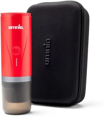 OMNIA Espresso on the go - Kompakte Espressomaschine für perfekten Espresso unterwegs. Genießen Sie frisch gebrühten Kaffee, wo immer Sie sind - ideal für Reisen und den Alltag.