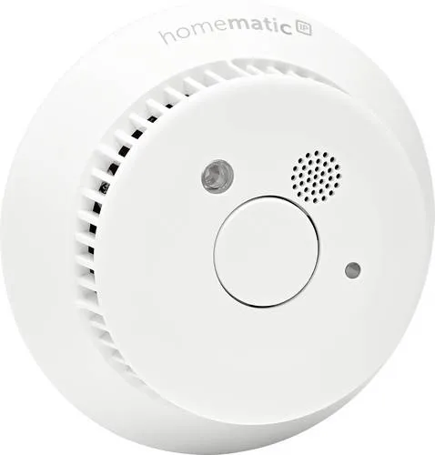 HMIP SWSDV2 - Intelligenter Rauchwarnmelder mit Q-Label - Rauchmelder, vernetzt und zuverlässig! Der Homematic IP Rauchwarnmelder mit Q-Label bietet 10 Jahre Batterielebensdauer und integrierte LED-Notbeleuchtung für maximale Sicherheit in Ihrem Zuhause.