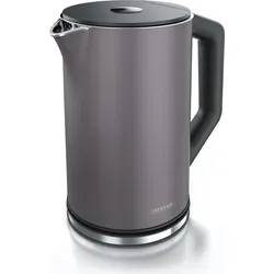 Arendo Edelstahl Wasserkocher mit Temperatureinstellung 40°-100°C - Wasserkocher mit 1,5 l Fassungsvermögen und 2200 W Leistung, bietet präzise Temperatureinstellung in 5°C-Schritten für perfekten Tee-Genuss. Das elegante Doppelwanddesign sorgt für Sicherheit und Energieeffizienz.
