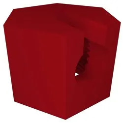 fossi3D Wassersprudler Ersatzmutter kompatibel für Sodastream Crystal 1.0 + 2.0 Ersatzteil 2 rot