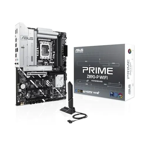 ASUS PRIME Z890-P WIFI ATX Mainboard - Sockel 1851, für Intel CoreTM Ultra Prozessoren, 192 GB max. RAM und blitzschnelle 8400 MHz DDR5 Leistung
