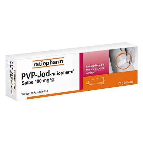 Pvp jodatum ratiopharm Salbe 100 g