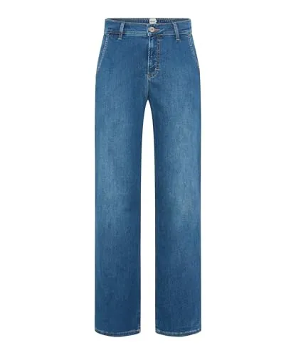 5-Pocket-Jeans BRAX "Style MAINE S" für Damen, Gr. 36 - Jeans in der Farbe stein, mit modischem Wide Leg Design und hohem Bund für optimalen Tragekomfort. Perfekt für stilsichere Outfits und aus einem nachhaltigen Baumwollmix gefertigt.