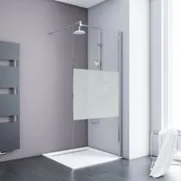 Schulte Walk In 100 x 190 cm Alexa Style 2.0 - Duschabtrennungen & -kabinen, modernes Design mit einfacher Reinigung für ein stilvolles Bad