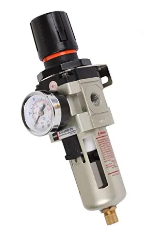 WELDINGER Druckluftregler 3/8" inklusive Filter Wasserabscheider (Wartungseinheit ohne Kupplungen)