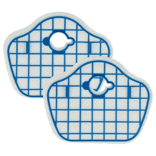 vhbw Filterset 2x Filter kompatibel mit Philips SmartPro Compact FC8774, FC8772, FC8778, FC8776, FC8972 Staubsaugerroboter - Staubfilter