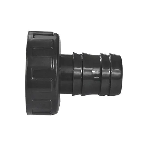 Boni-Shop PVC Schlauchtülle mit Überwurfmutter in verschiedenen Größen (1½" IG x 32 mm)