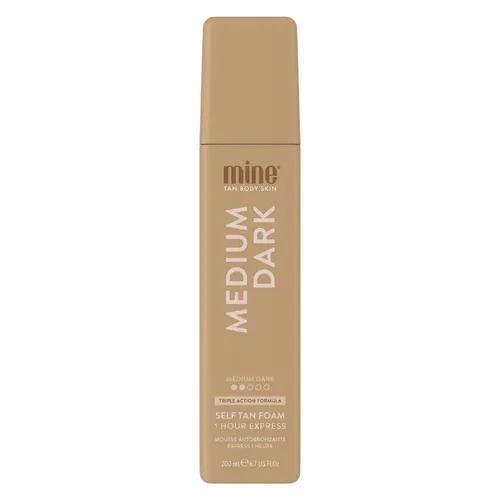 MineTan Self Tan 1 Hour Express Self Tan Foam Medium Dark 200 ml