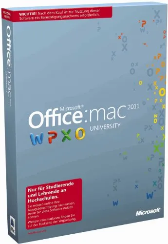 Microsoft Office Mac University 2011 - Berechtigungsnachweis erforderlich