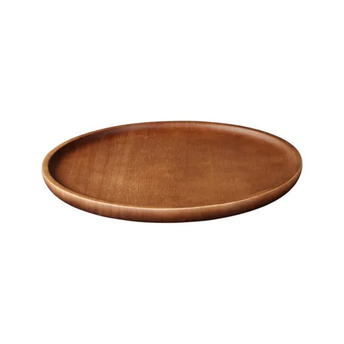 ASA SELECTION Speiseteller Akazie massiv 25 cm - Eleganter Speiseteller aus massivem Akazienholz, ideal für stilvolle Tischdekoration und perfekt kombinierbar mit Keramikartikeln.