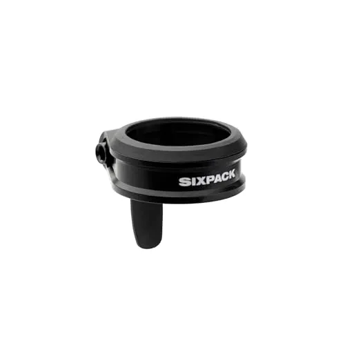 Sixpack gedichtete Sattelklemme 34.9/36.4 schwarz: Größe: 36.4