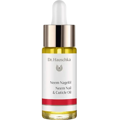 Dr. Hauschka Neem Nagelöl 18 ml - Nagelpflege für starke und elastische Nägel. Intensivpflege mit Neem, Wundklee und Kamille für gesunde Nägel und empfindliche Nagelhaut. 100% Naturkosmetik, vegan und tierversuchsfrei.