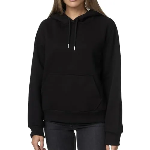 Smith & Solo Damen Hoodie – Bequemer Kapuzenpullover aus Baumwolle - Stylischer Slim Fit Hoodie für Damen aus 70% Baumwolle und 30% Polyester. Ideal für Freizeit und Sport, in 6 Farben erhältlich. Hoher Tragekomfort und moderne Passform für jeden Look.