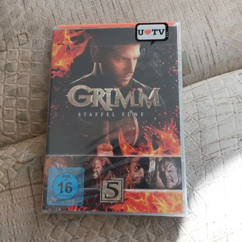 GRIMM-STAFFEL 5 (DAVID GIUNTOLI, SILAS WEIR MITCHELL,...) 5 DVD NEU