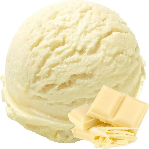 Gino Gelati Softeispulver Weiße Schokolade 1kg - Eispulver für Eismaschine Gastronomie & Privat (100 Kg)
