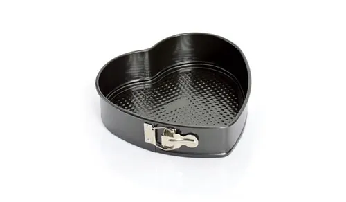 Original Kaiser Herzspringform Classic - Springform für Herzkuchen, antihaftbeschichtet und ideal für besondere Anlässe mit einem Durchmesser von 26 cm.