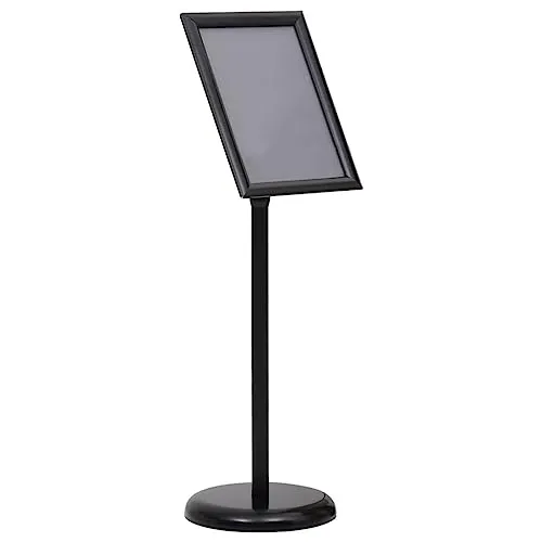 vidaXL A4 Plakatständer - Drehbares Anzeigepaneel für optimale Sichtbarkeit - Präsentationsständer für Firmen & Büros, verstellbar und aus leichtem Aluminium, ideal für Werbung in Restaurants, Lobbys oder Schaufenstern.
