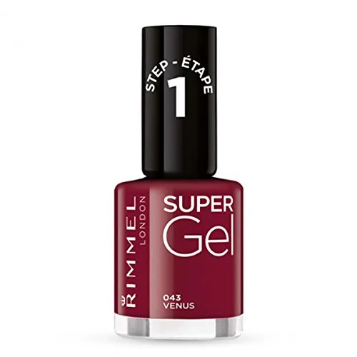 Rimmel London Super Gel von Kate Moss Nagellack Duo Pack, Schatten 12, Soul Session, nude
